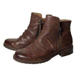 Sofft Beckie II Brown Italian Leather Boot 8M
